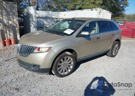 2011 Lincoln Mkx z USA, uszkodzony, nr VIN 2LMDJ6JK3BBJ31166